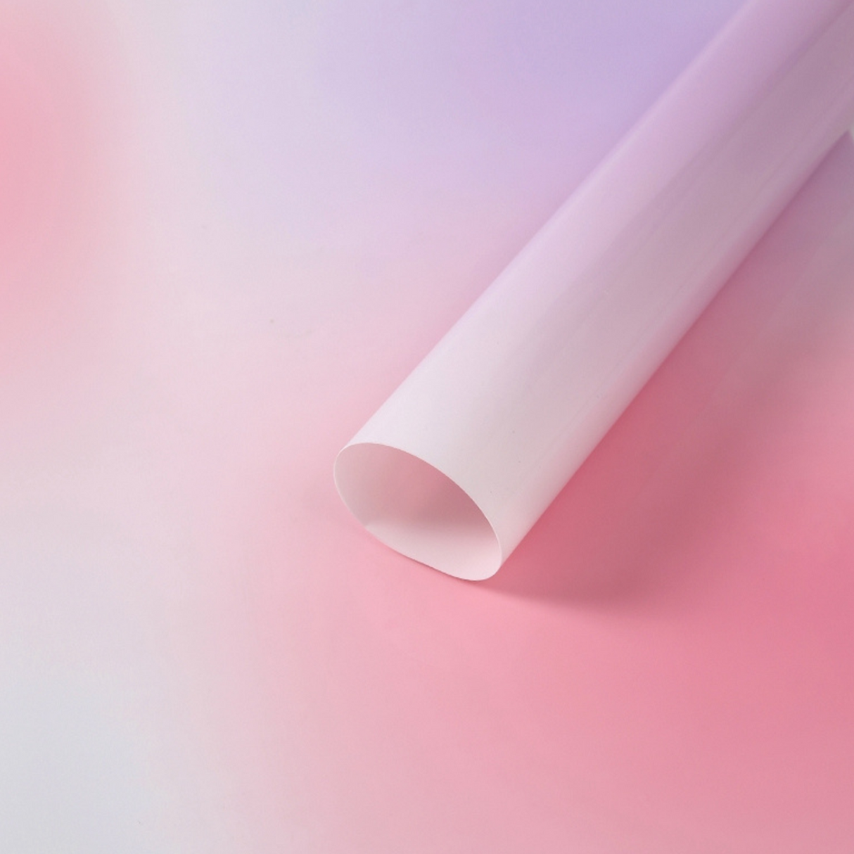 Pink plastic material texture background.