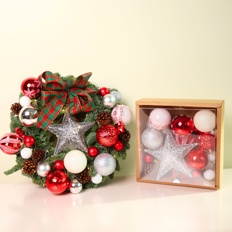 Premium DIY Kit - Fresh Christmas Wreath