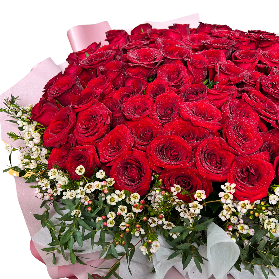 Endless Romance (99 Roses) - Flower Bouquet