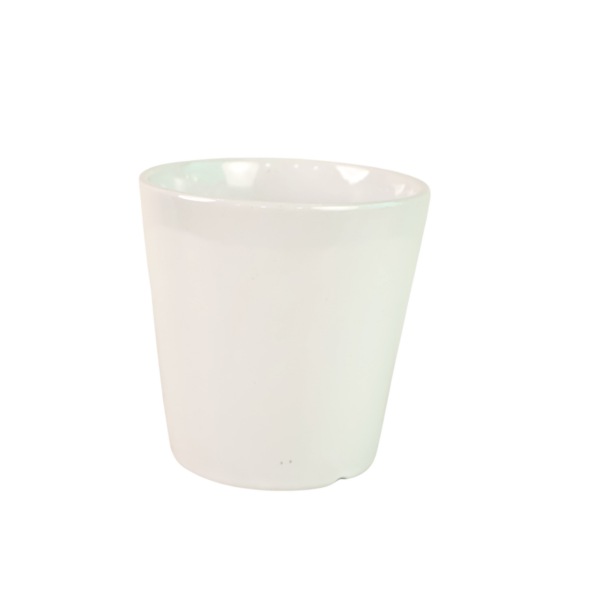 Chalk White Ceramic Pot