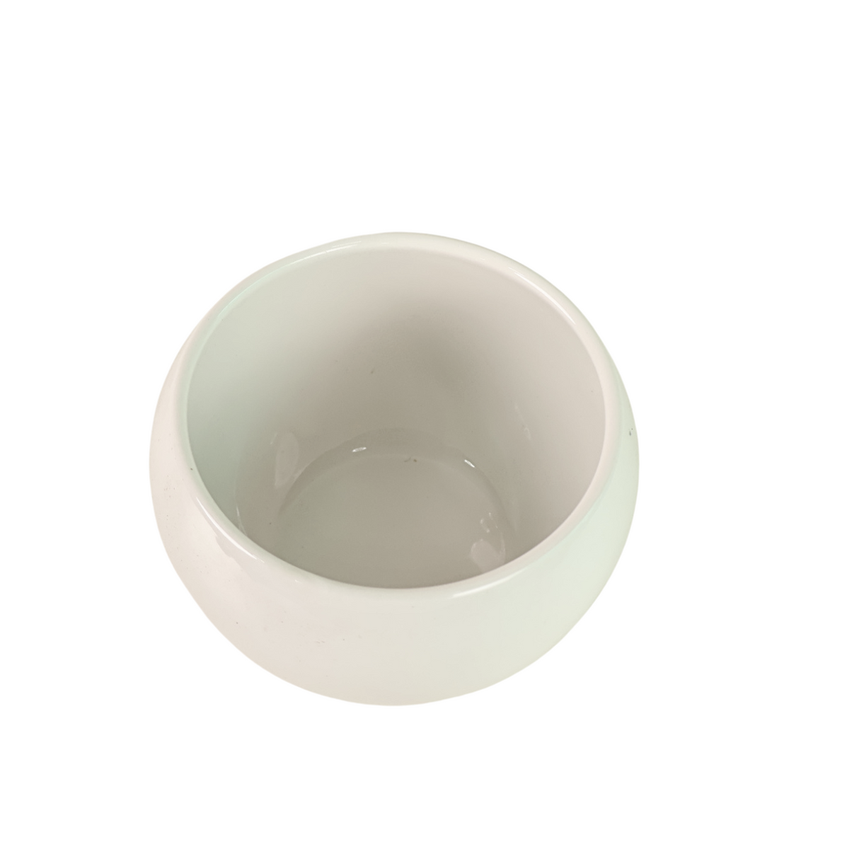 Chalk White Ceramic Pot