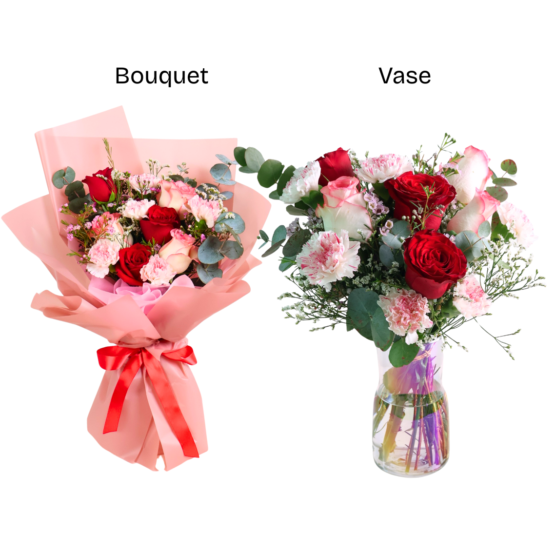 Bloom Belle (6 Roses, 3 Carnations)