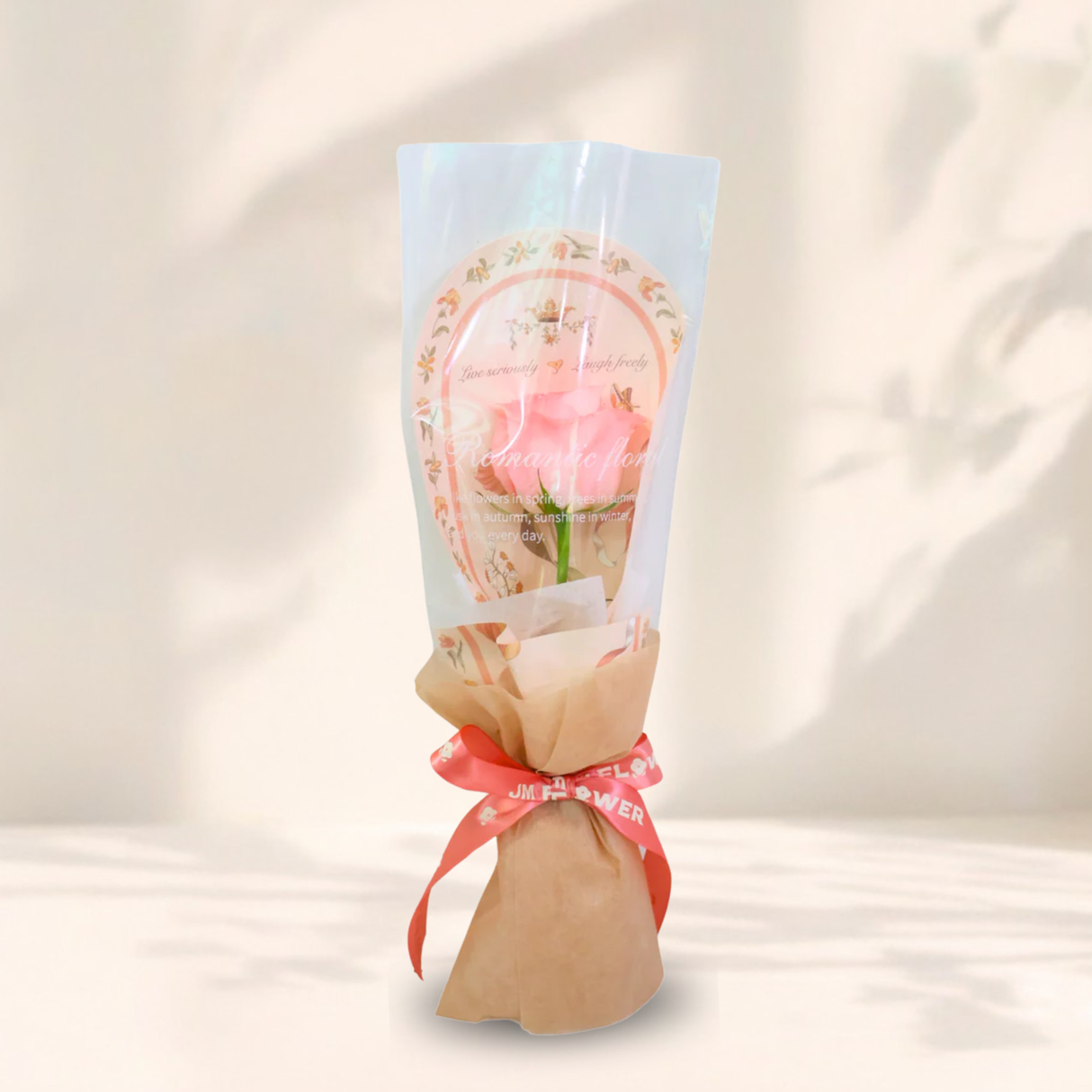 Rose Single Stalk Bouquet (Floral Pattern)