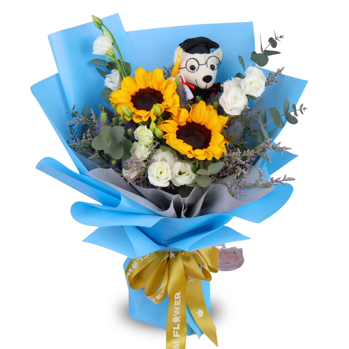 Radiant Rise (2 Sunflowers) - Flower Bouquet