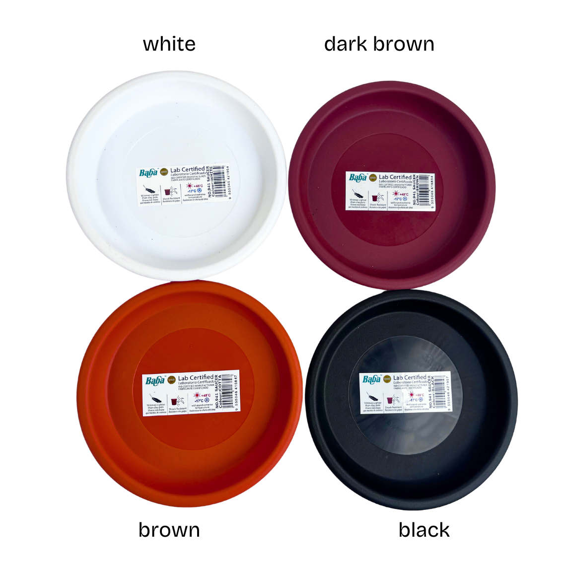 Baba Saucer (10cm to 52cm)