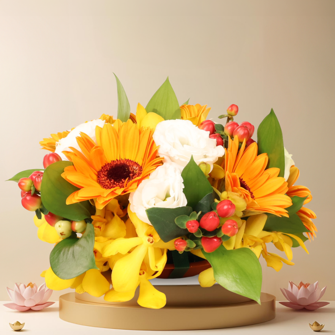 Lotus Light - Vesak Day Flower Arrangement