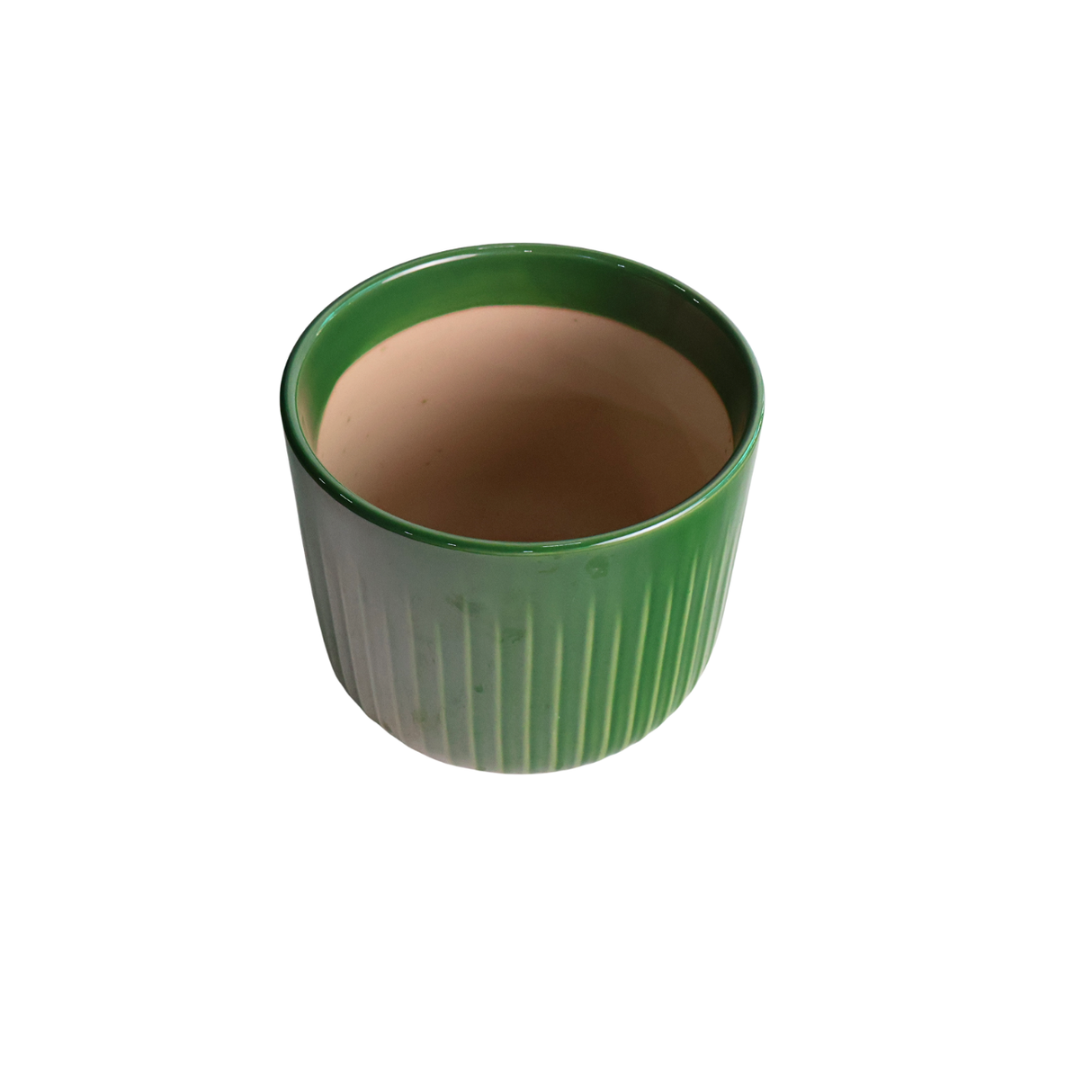 Bamboo Green Ceramic Pot