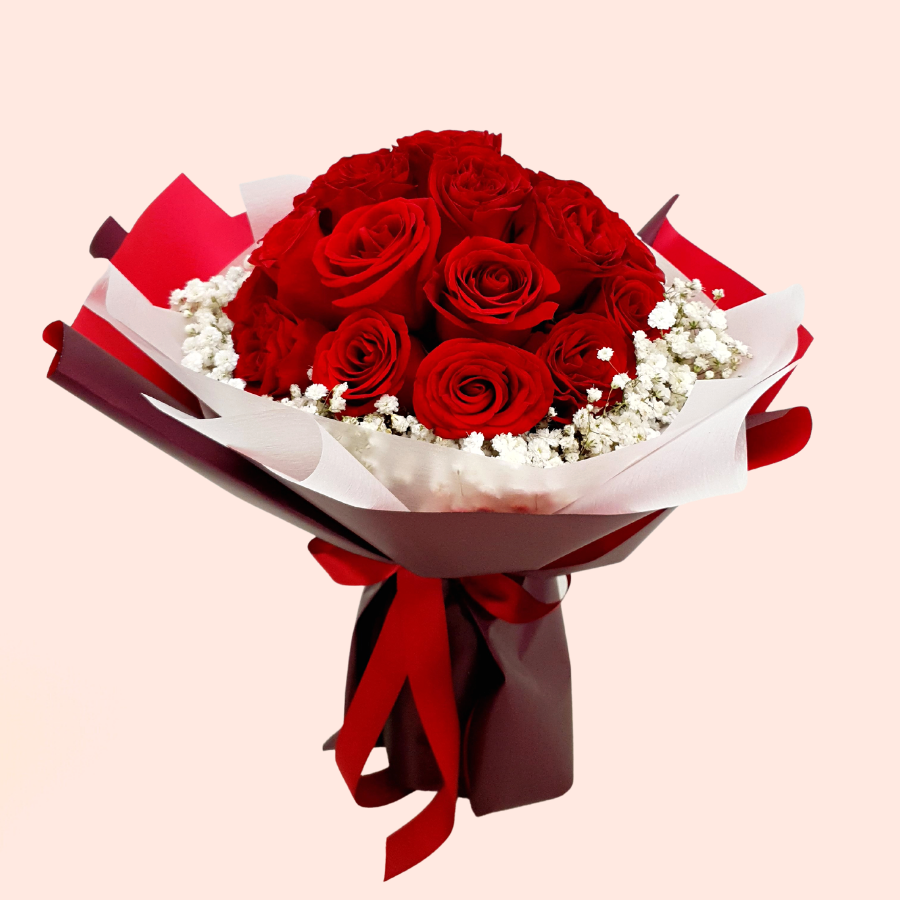 destiny-red-bouquet Red Roses Flower Bouquet Singapore