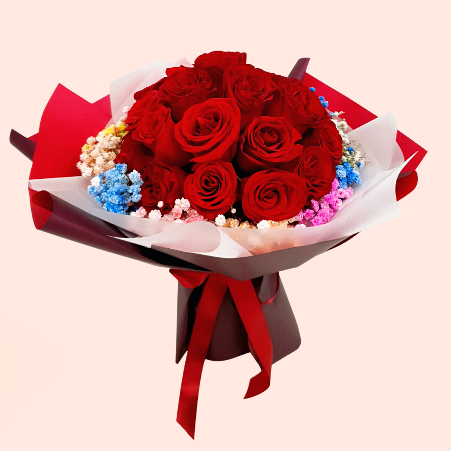 destiny-red-bouquet Red Roses Flower Bouquet Singapore