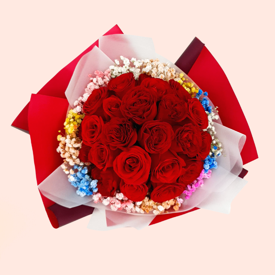 destiny-red-bouquet Red Roses Flower Bouquet Singapore