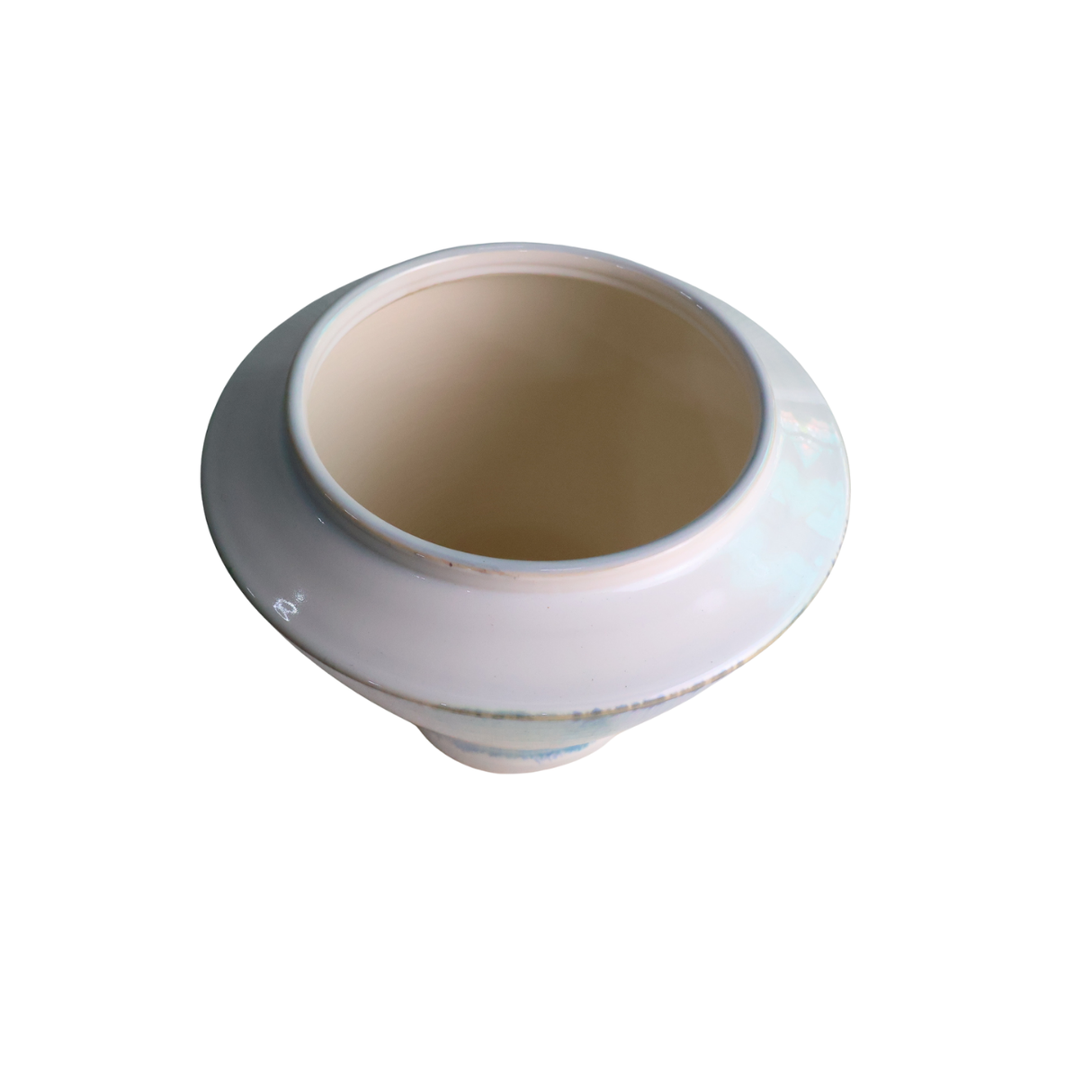 Flare Sky Blue Ceramic Pot