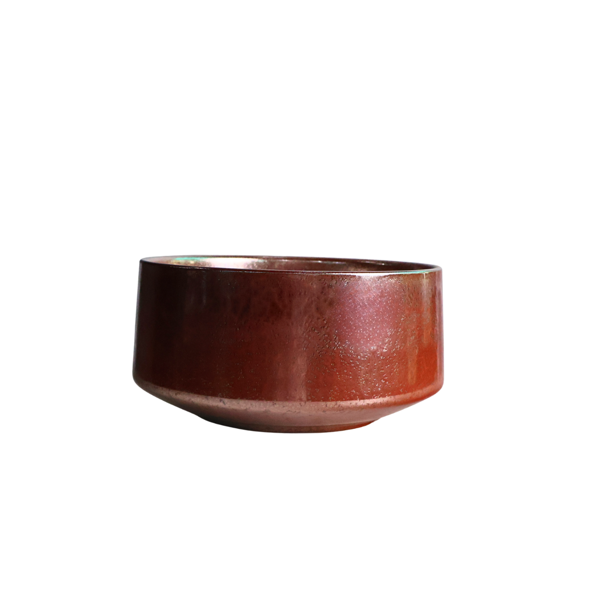 Maroon Brown Ceramic Pot
