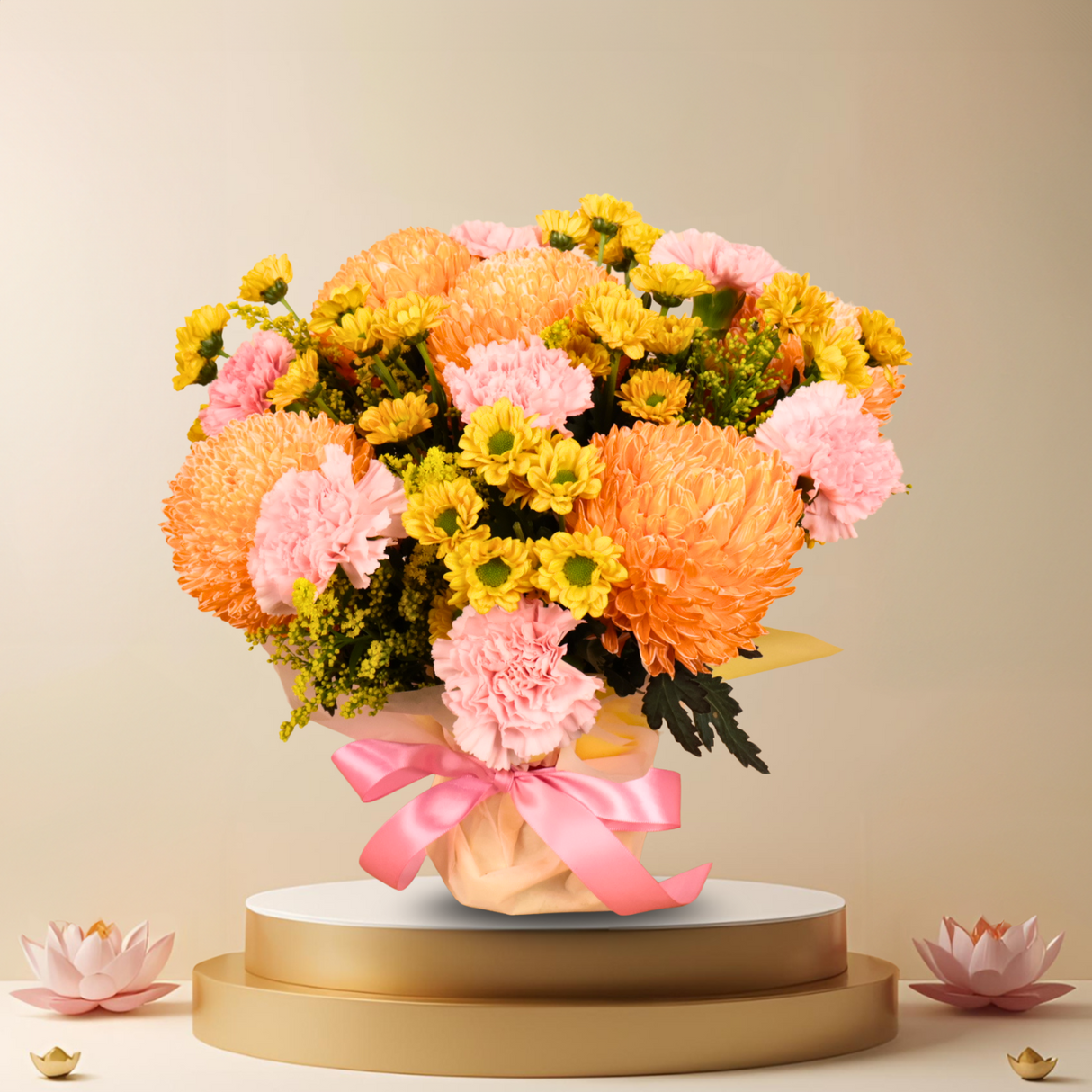 Shanti Glow - Vesak Day Flower Arrangement