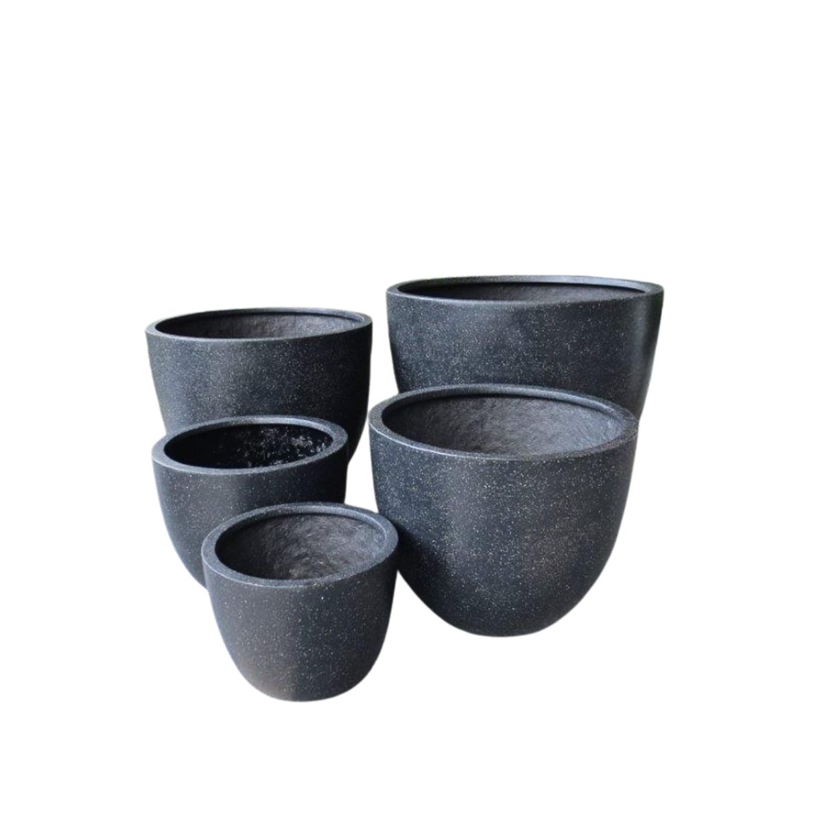 Curved Bowl Terrazzo Pot