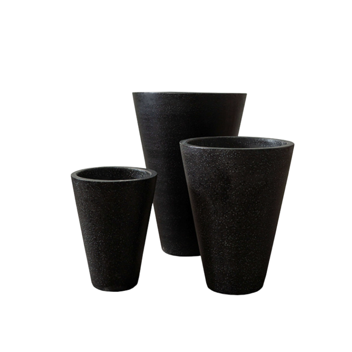 Tapered Cylindrical Terrazzo Pot