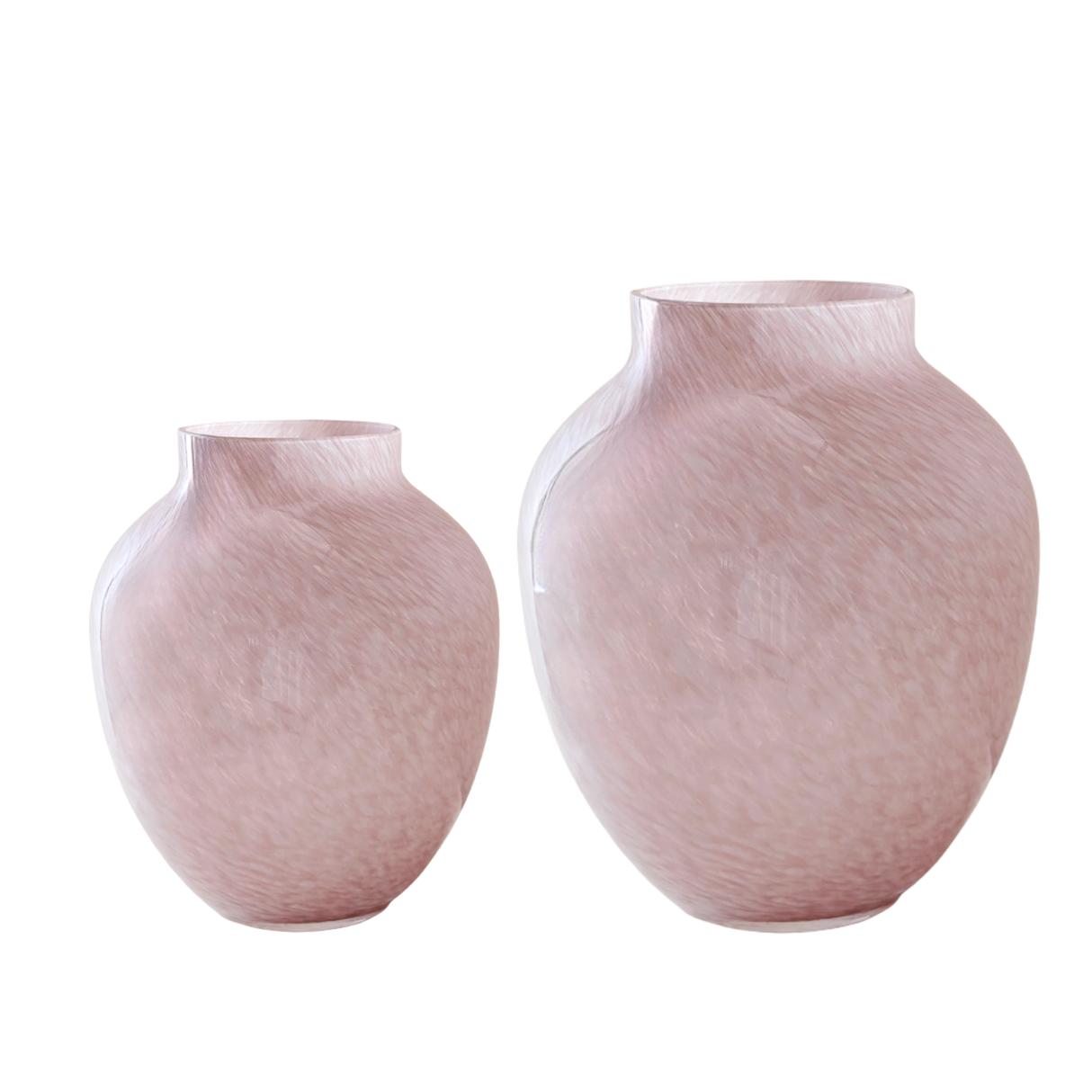 Luxe Glass Pink Vase
