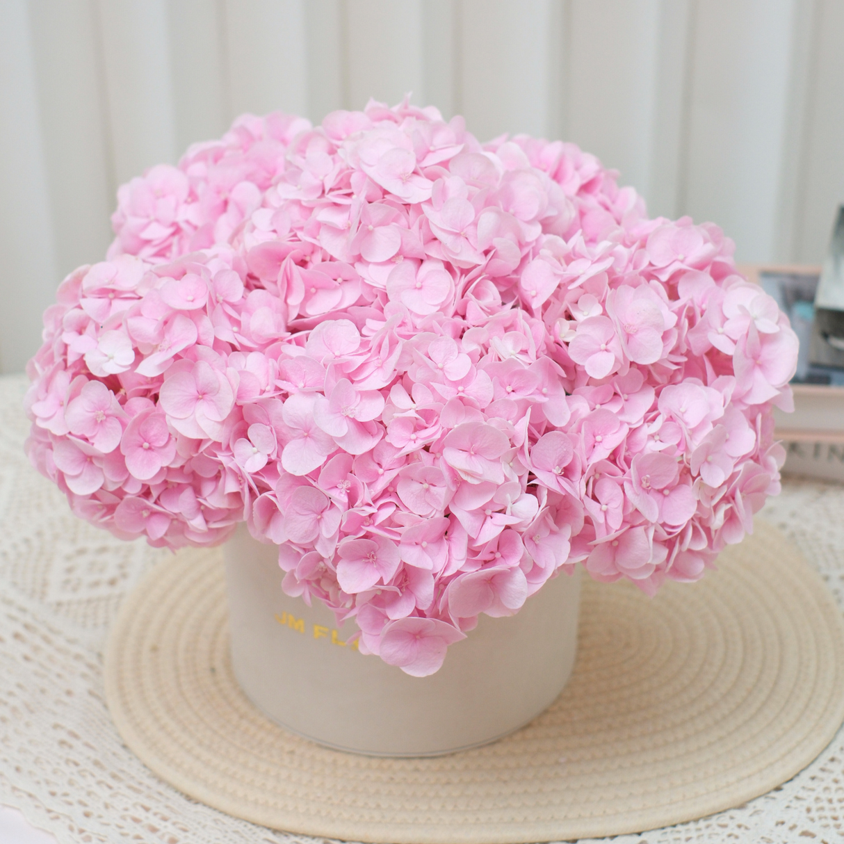 Blush Elegance (Hydrangea) - Valentine Flower Box