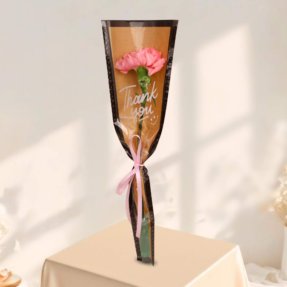 Rose Single Stalk - Colored Sleeve