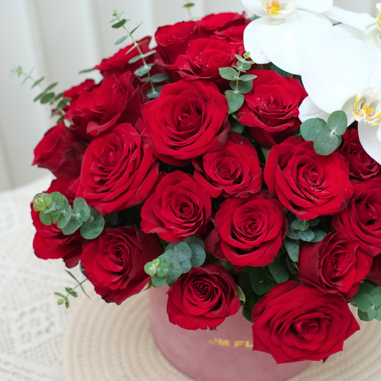 Bed of Roses (24 Roses) - Valentine Flower Box