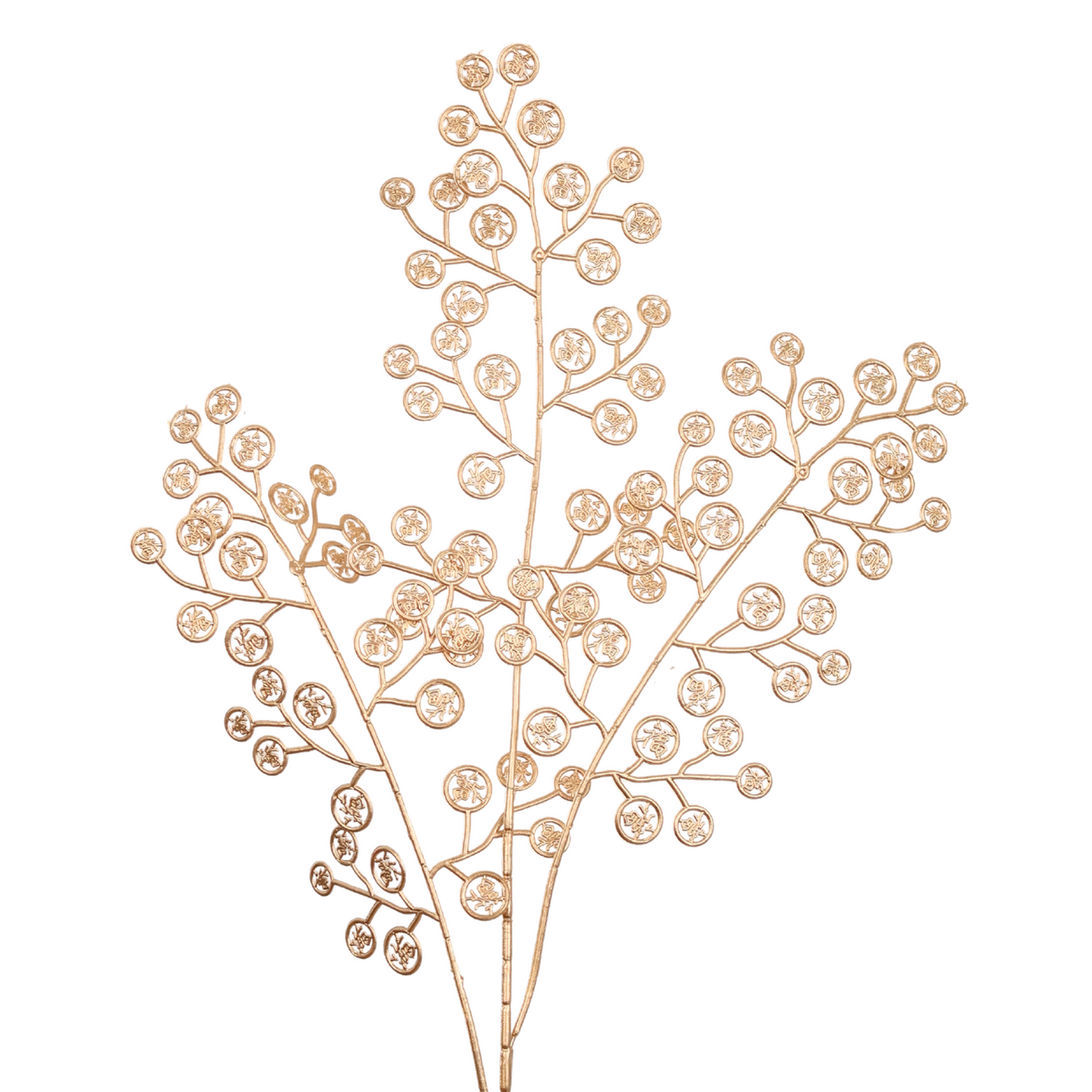 Twig necklace made of mountain-ash.