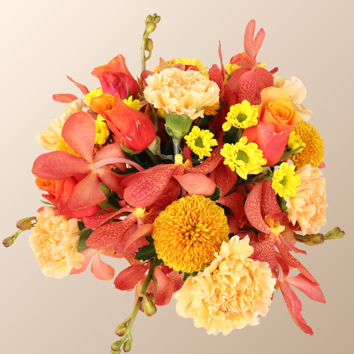 Golden Vesak - Vesak Day Flower Arrangement