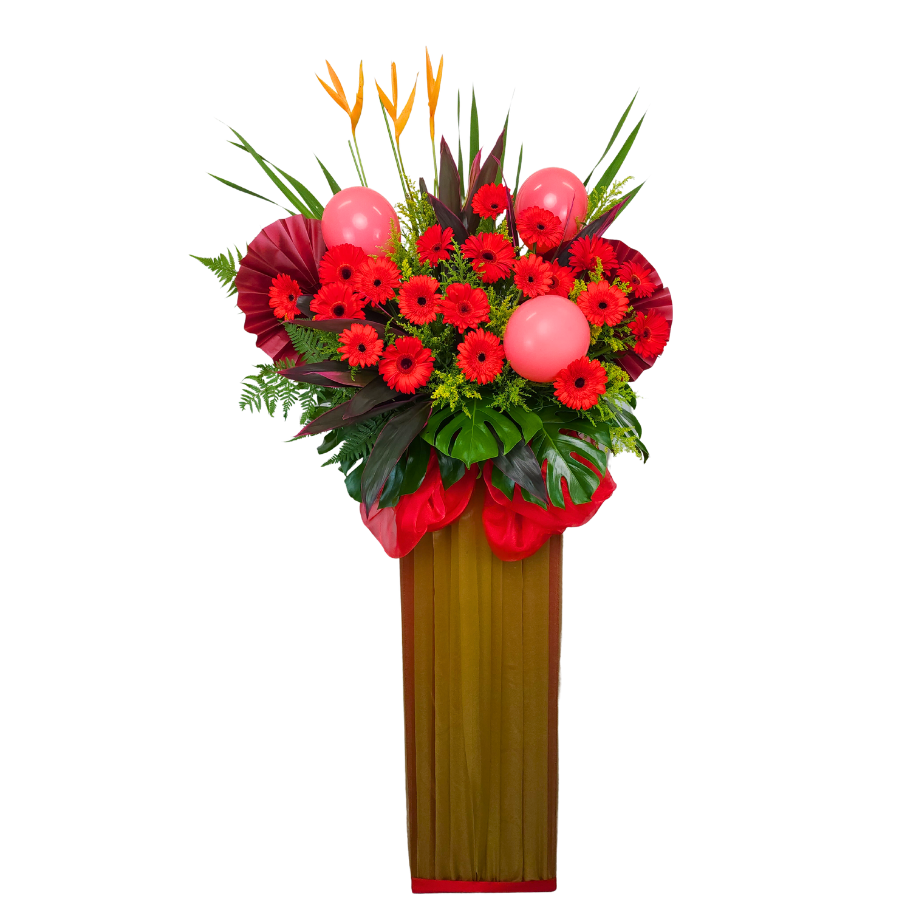 Achiever's Garden - Congratulatory Flower Stand