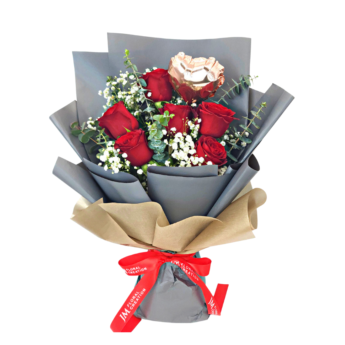 Affection (6 Roses) - Flower Bouquet