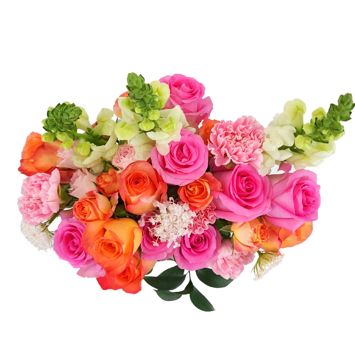 arama Roses and Carnations Vase Arrangement Birthday Flower Bouquet Singapore