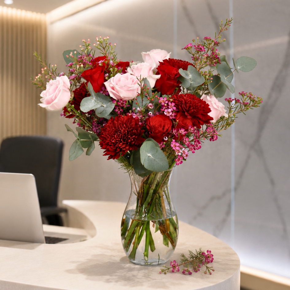 Arden (10 Roses) - Vase Arrangement