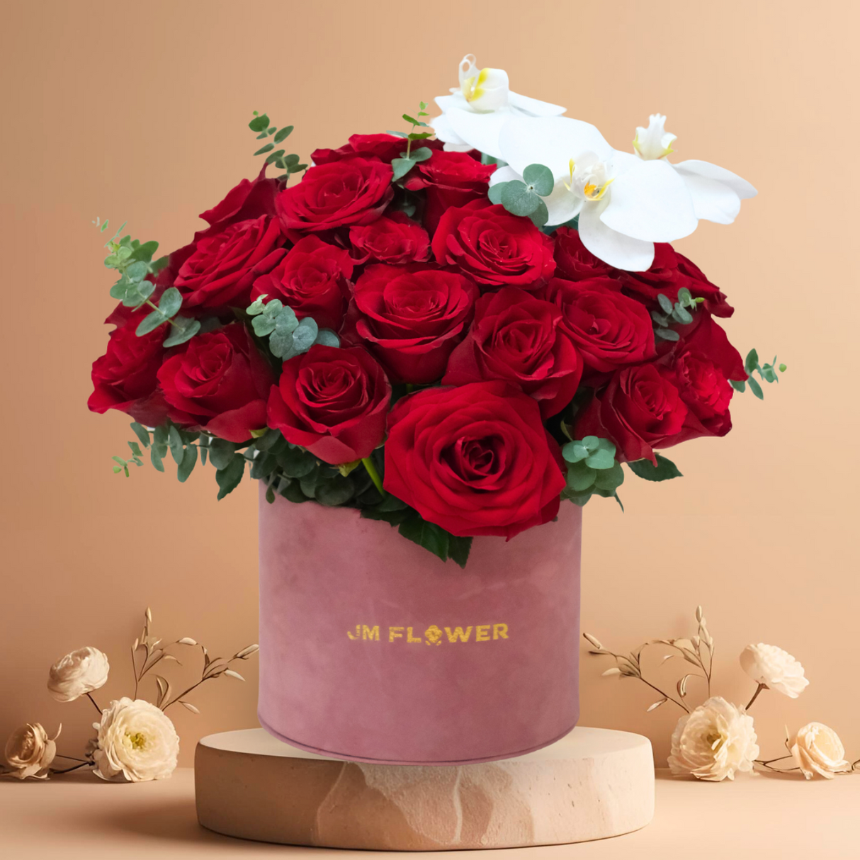 Bed of Roses (24 Roses) - Mother's Day Table Flower Arrangement