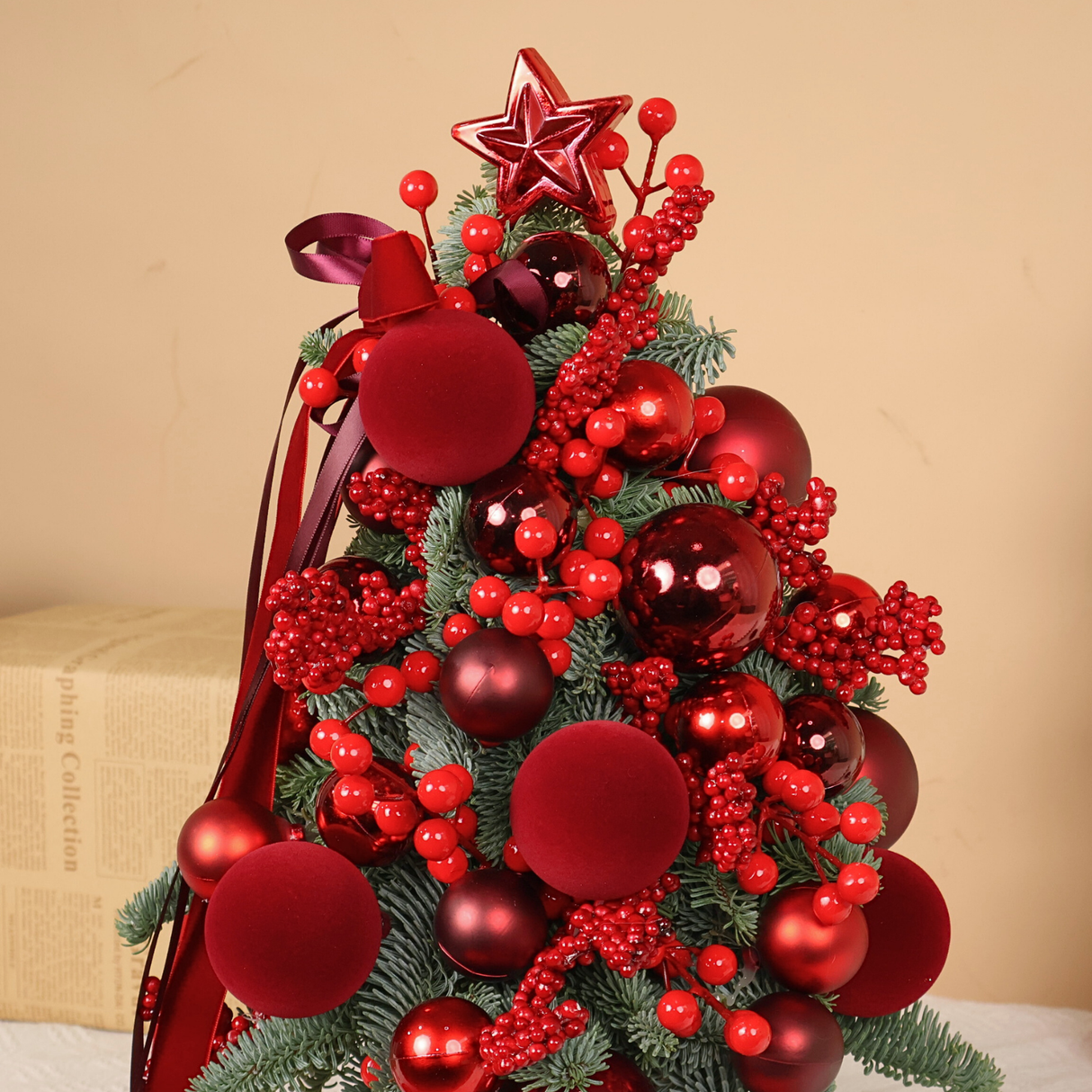 Berry Velvet - Fresh Mini Christmas Tree