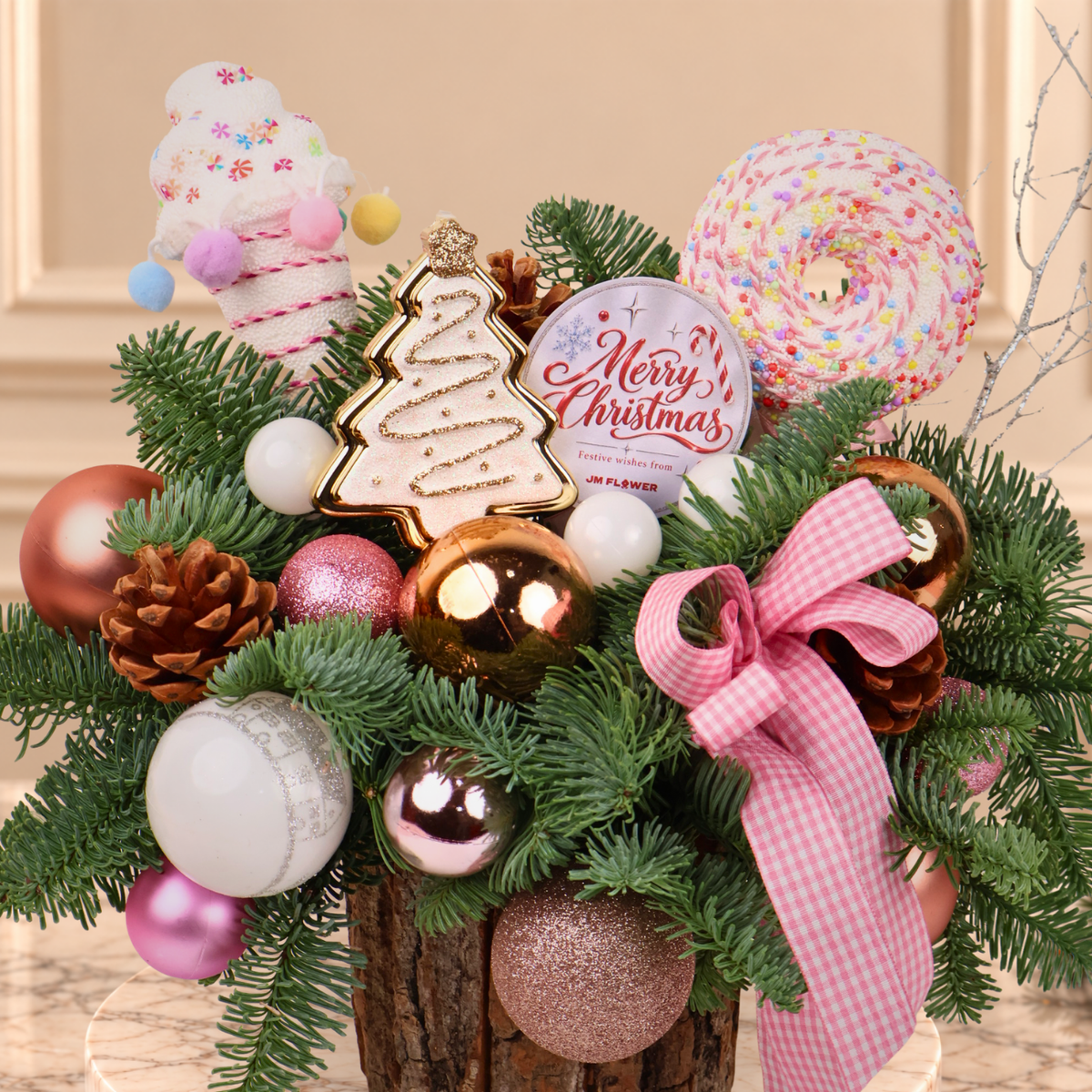Blush Reverie - Christmas Arrangement