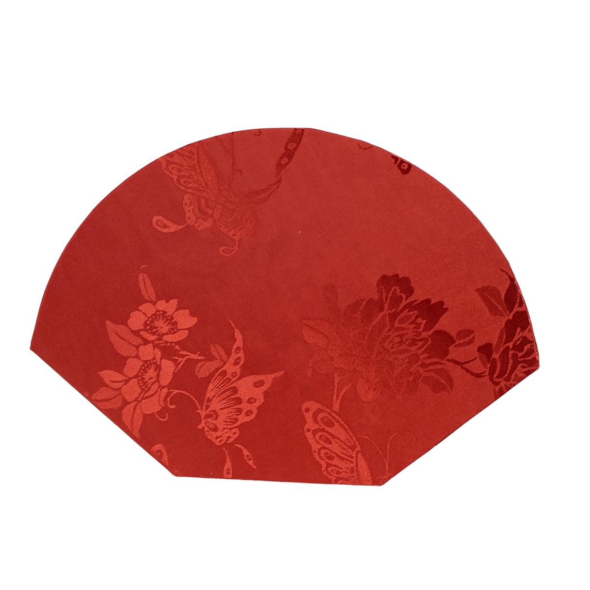 Fan Style Embroidered Velvet Box