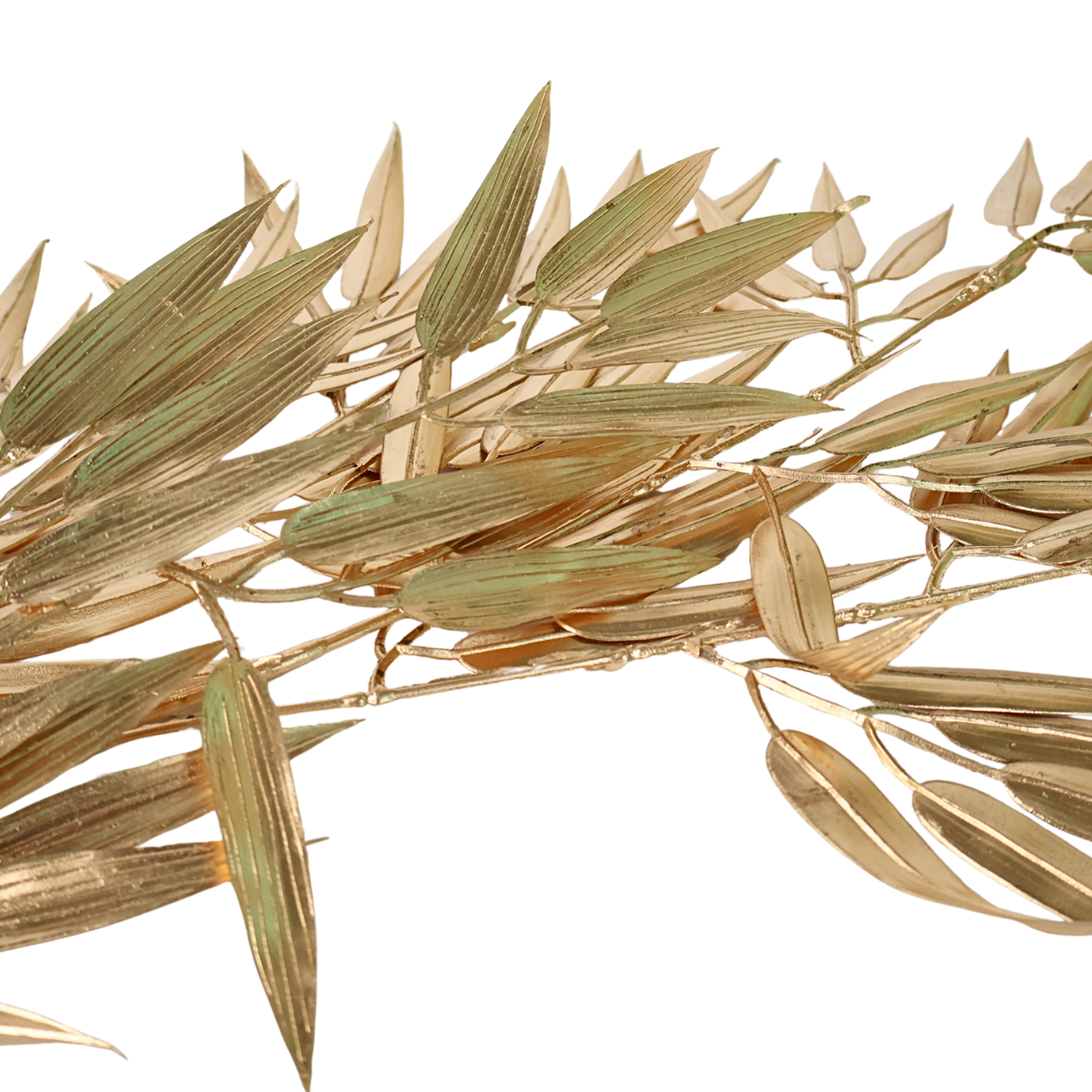 Artificial Gold Bamboo Leaves 80cm