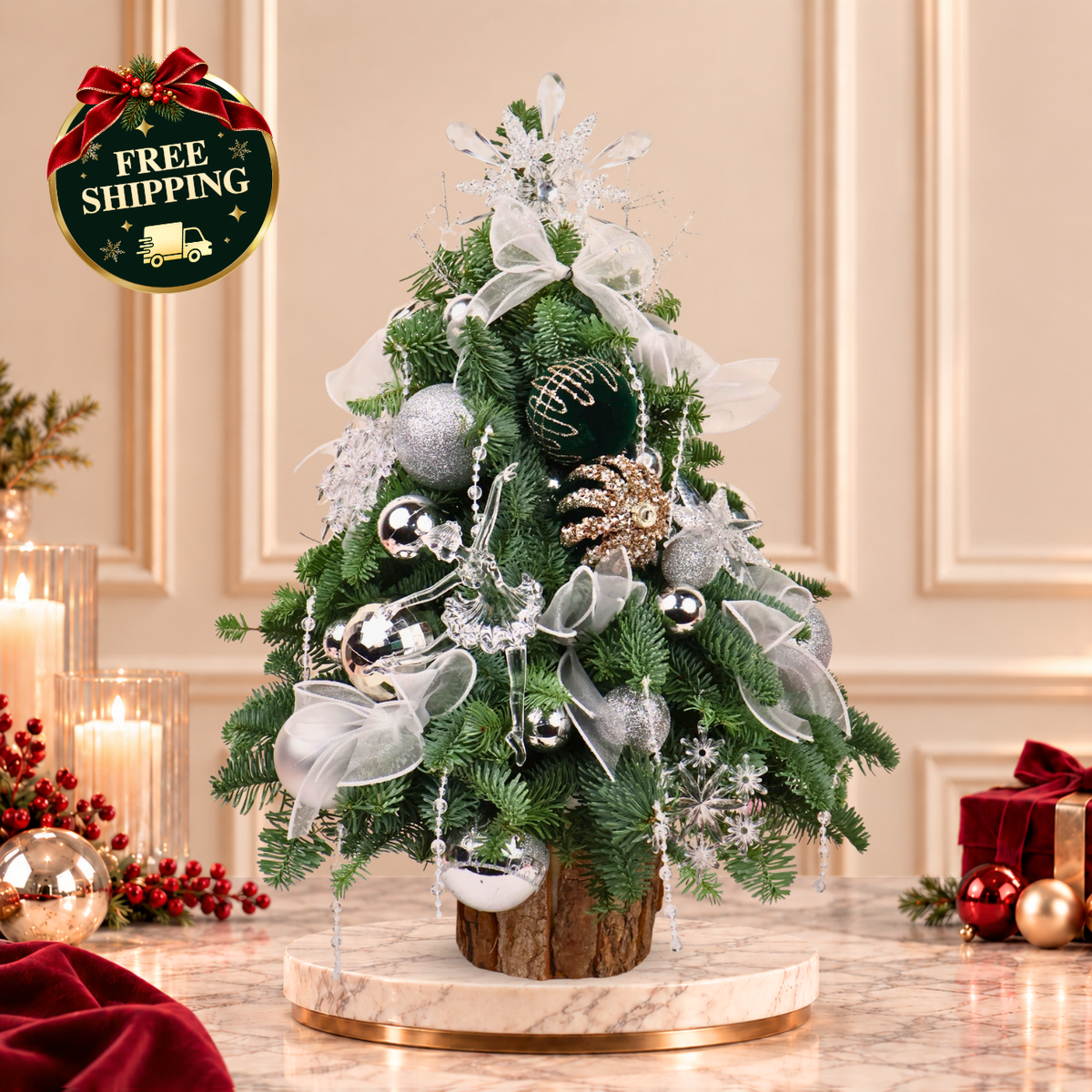Crystal Waltz - Mini Christmas Tree