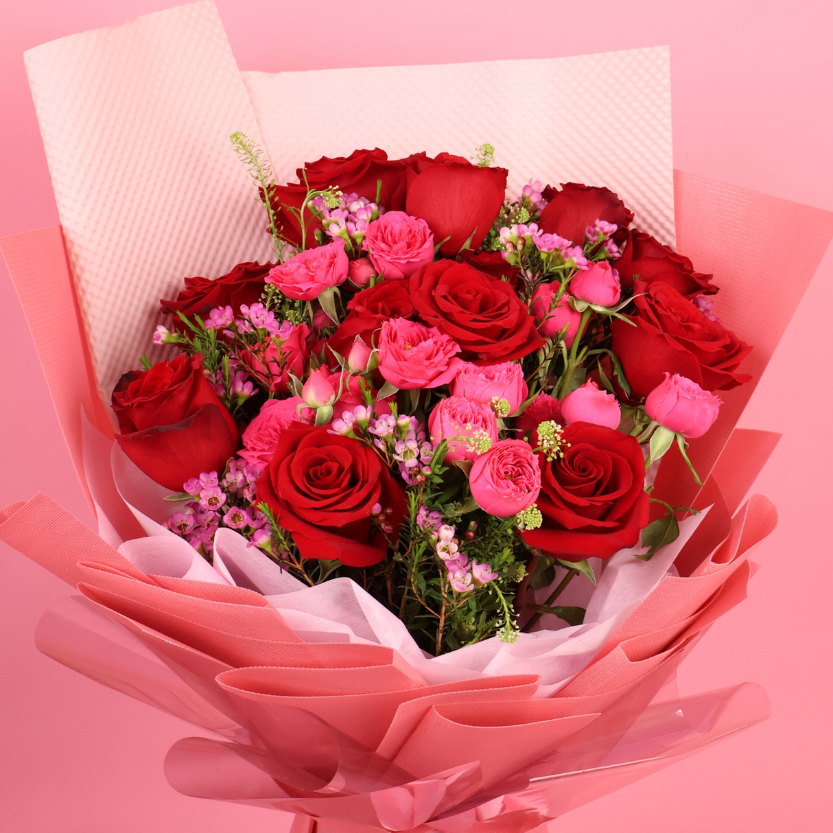 Darling Whisper (12 Roses) - Valentine Flower Bouquet