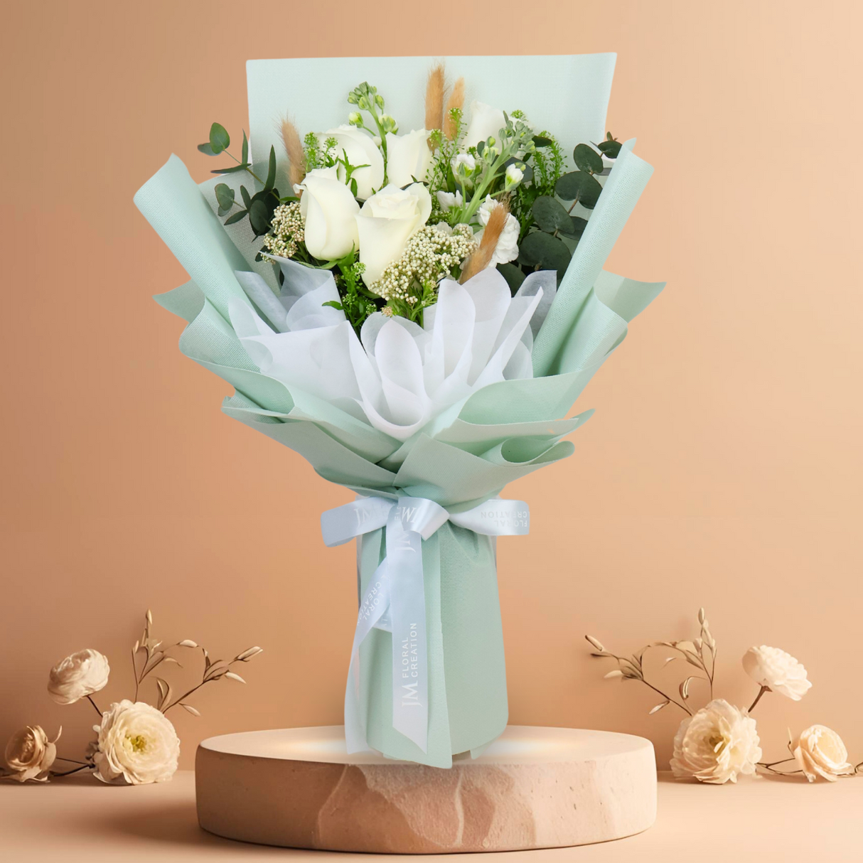 Dewy Whisper (5 Roses) - Mother's Day Bouquet