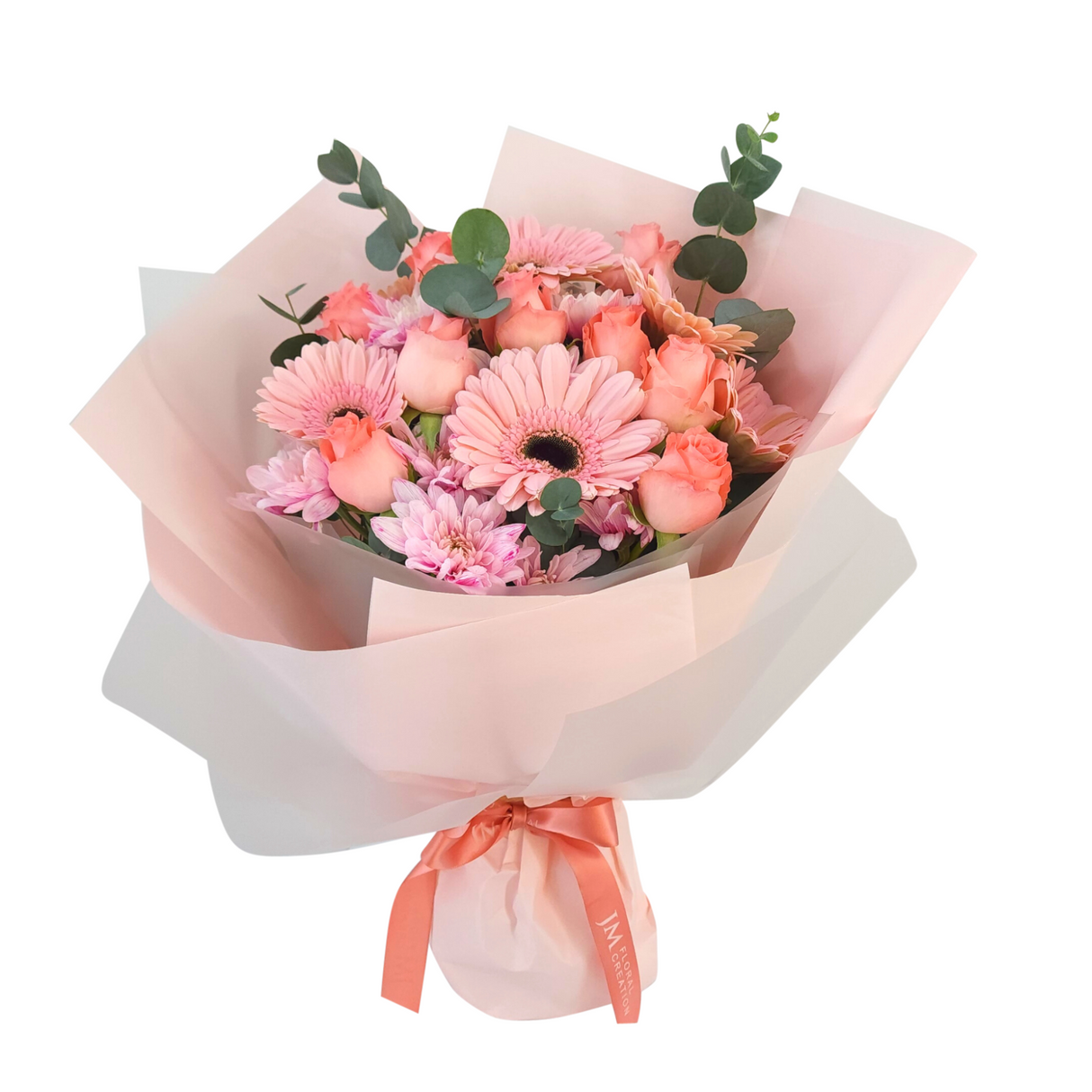 elisa Pink Roses Bouquet Birthday Flower Bouquet Singapore