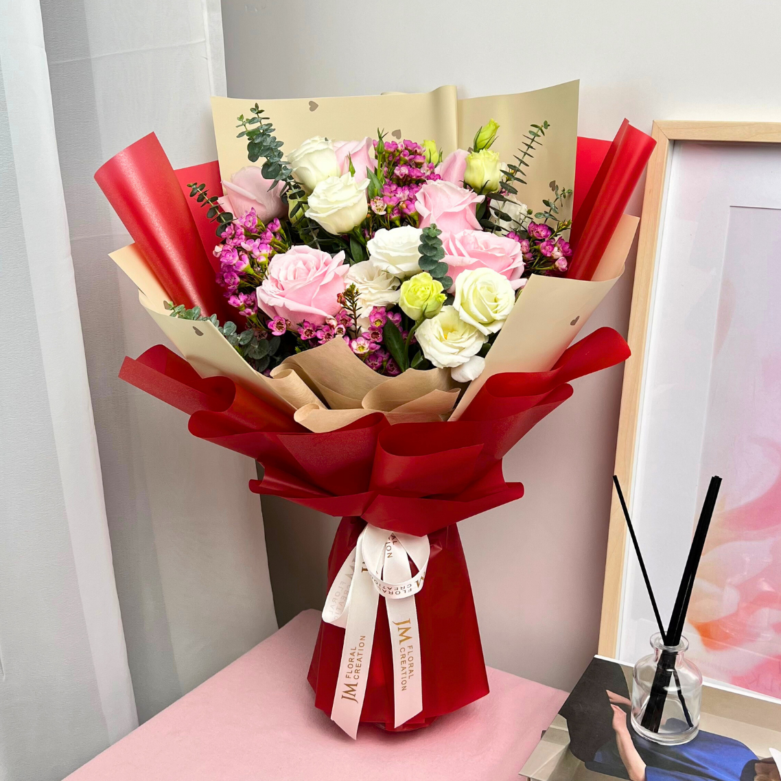 Embrace Love (6 Roses) - Flower Bouquet