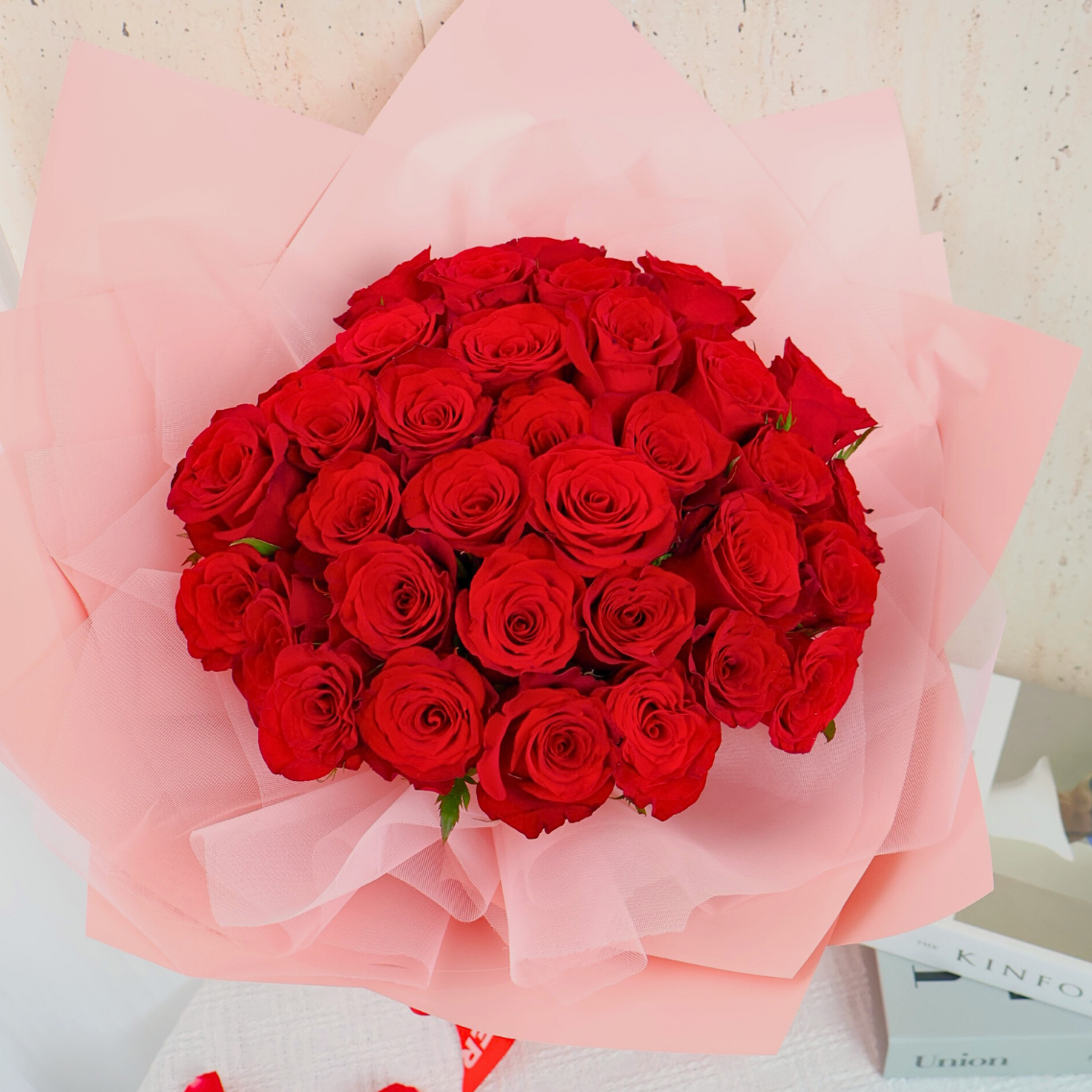 Emelina (33 Roses)- Flower Bouquet