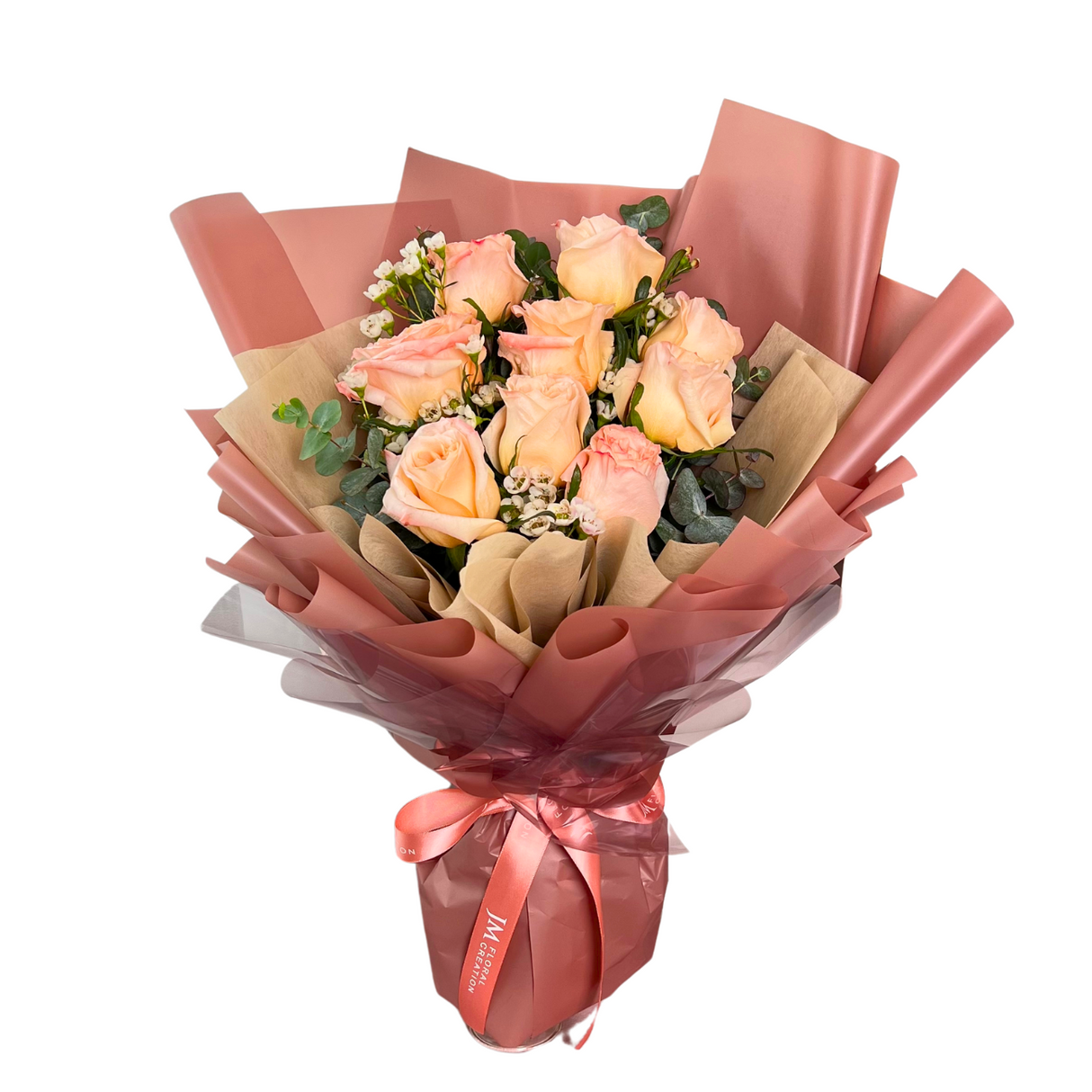 Fondness (9 Roses) - Flower Bouquet