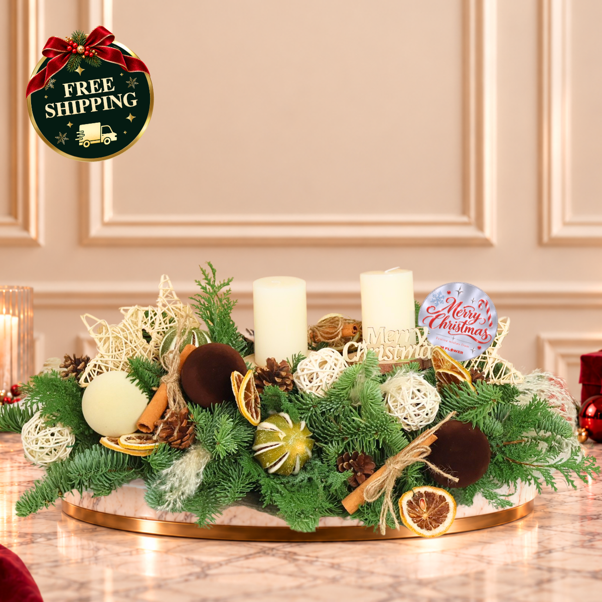 Forest Hearth - Christmas Arrangement