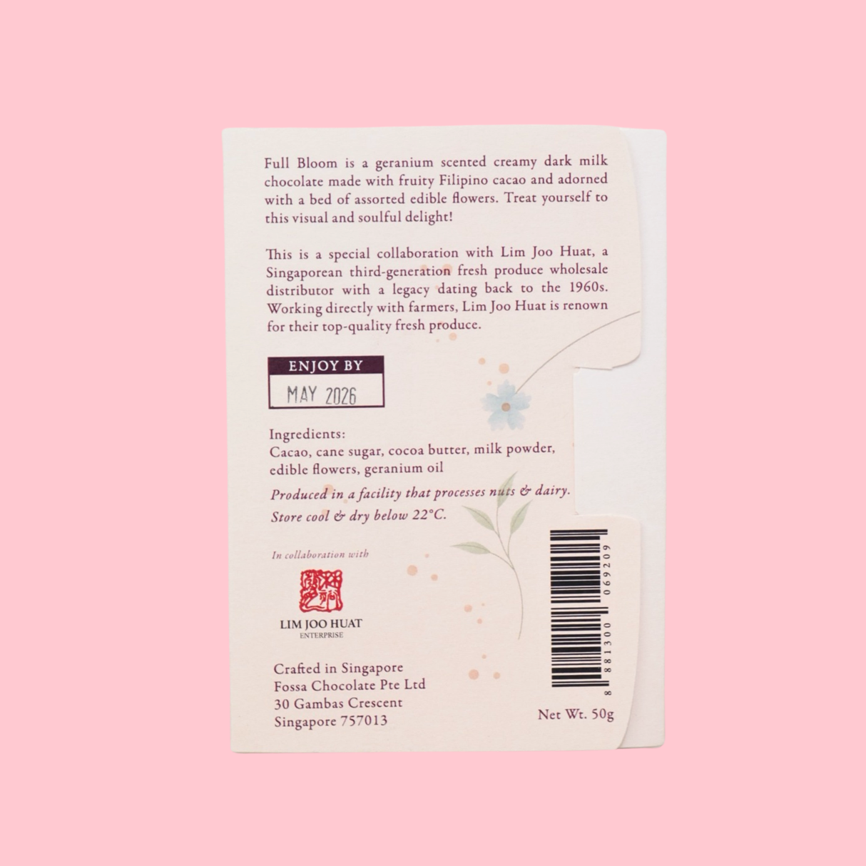 FOSSA Chocolate bar (50g)