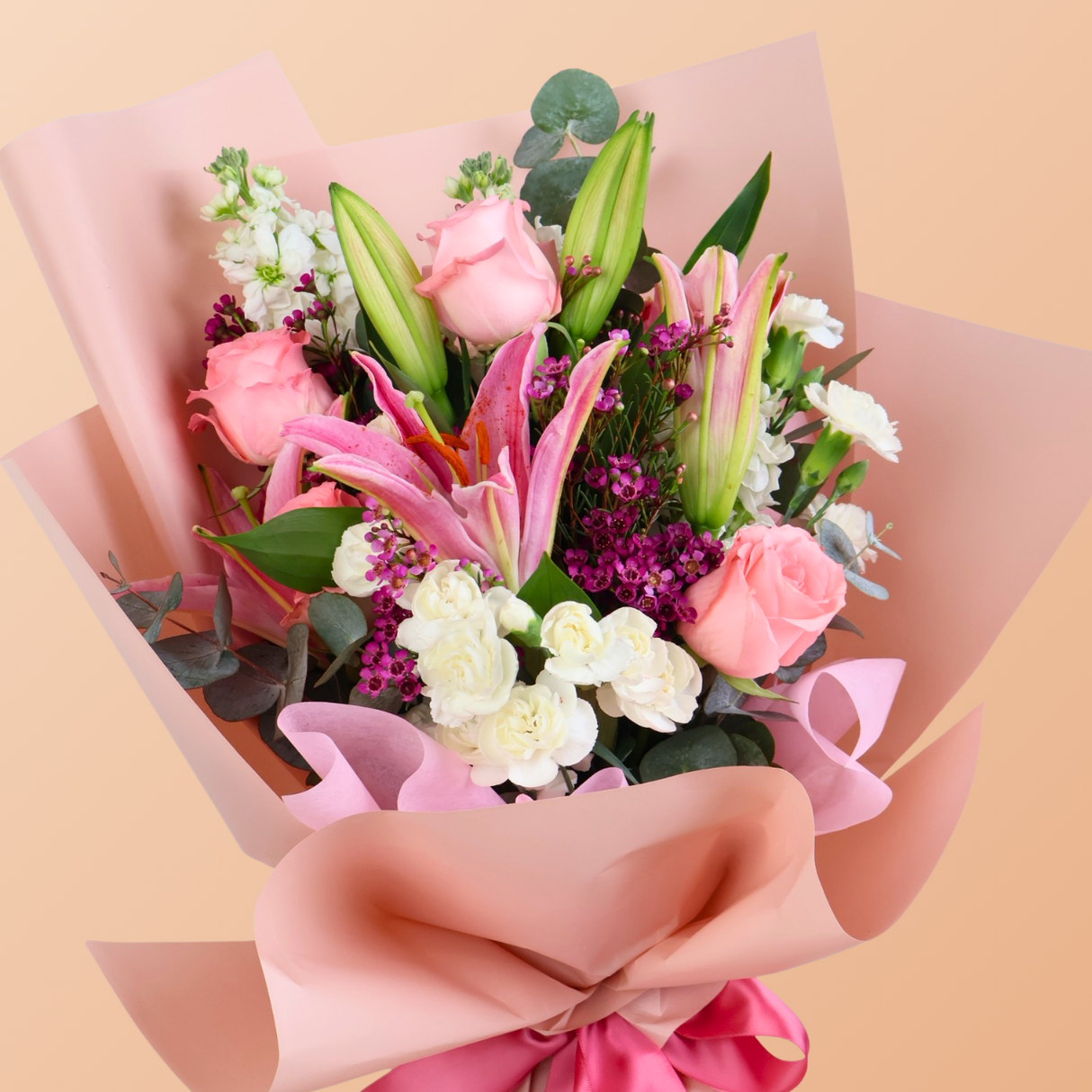 Garden Dream (Lilies, Roses)