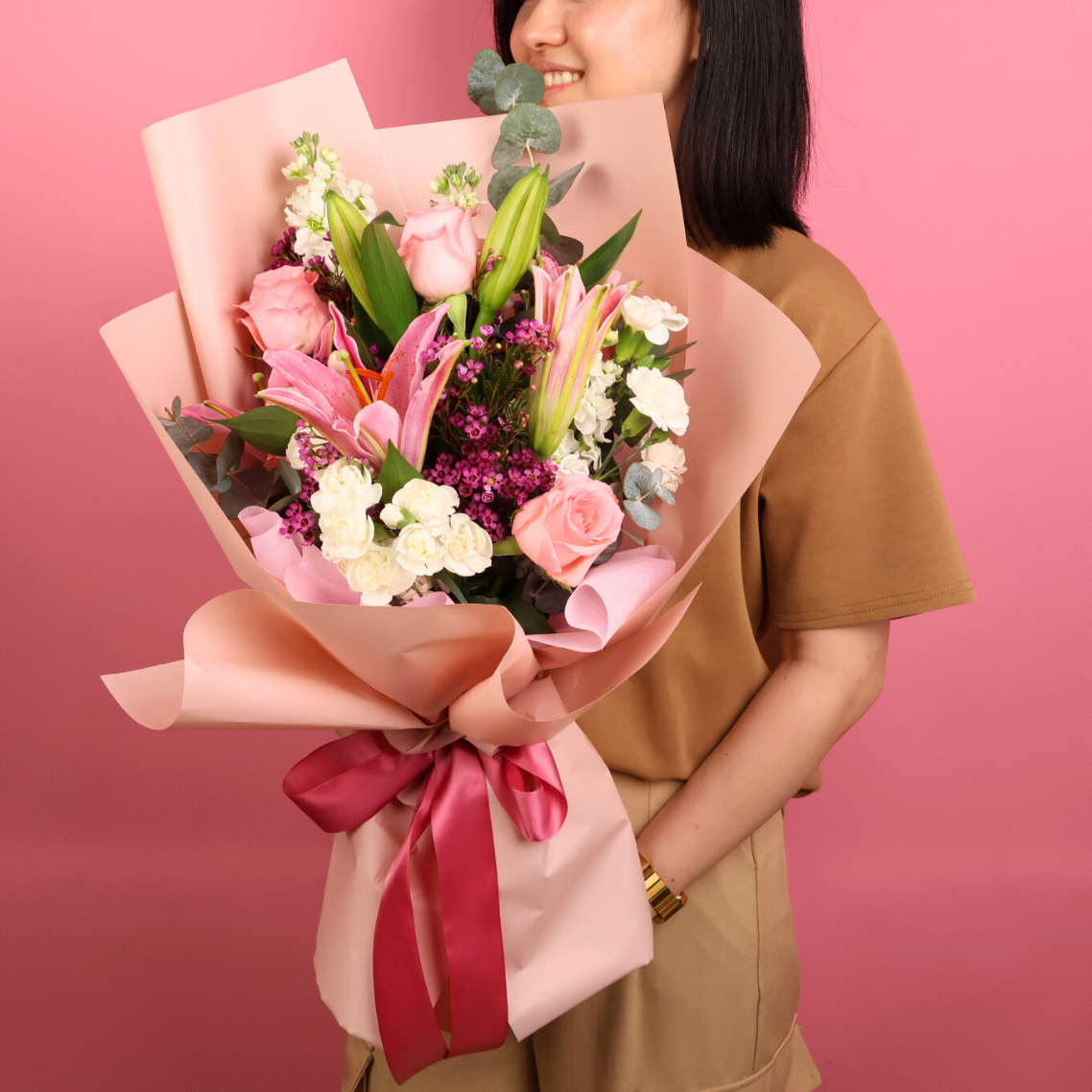 Garden Dream (Lilies, Roses)