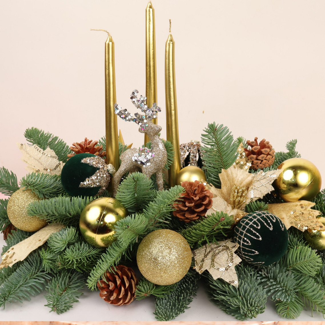 Gilded Majesty - Christmas Arrangement