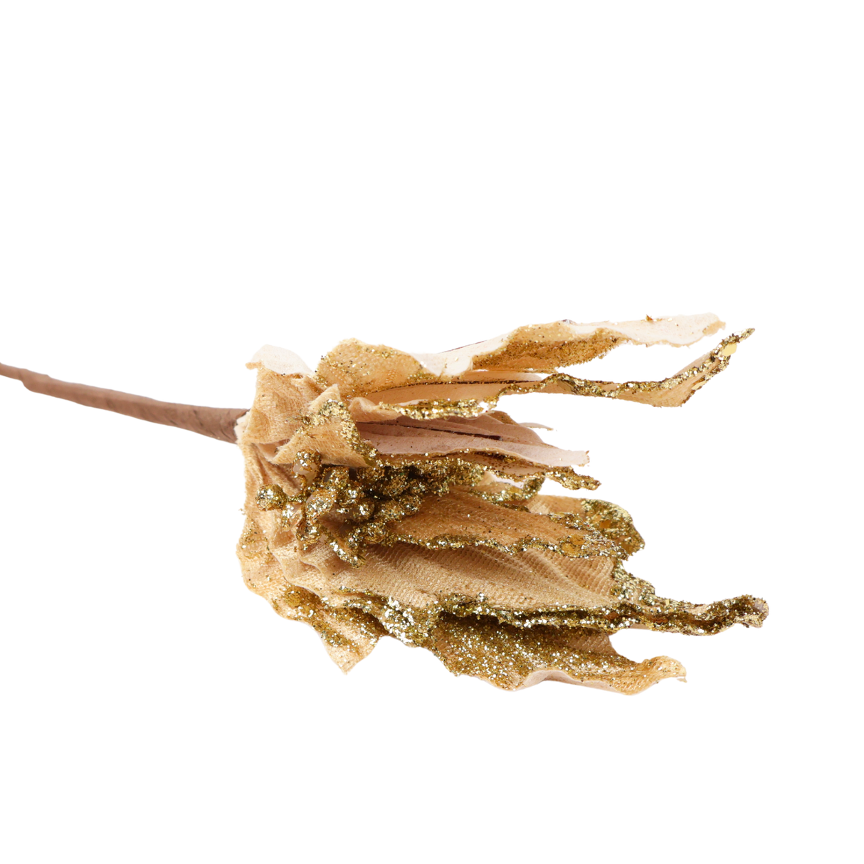 Artificial Glittery Poinsettia