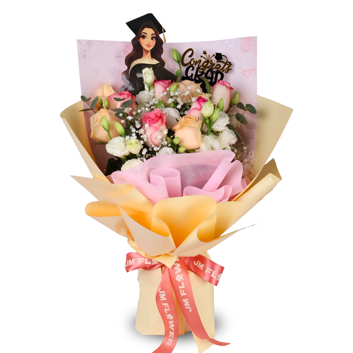 Graceful Journey (12 Roses) - Flower Bouquet