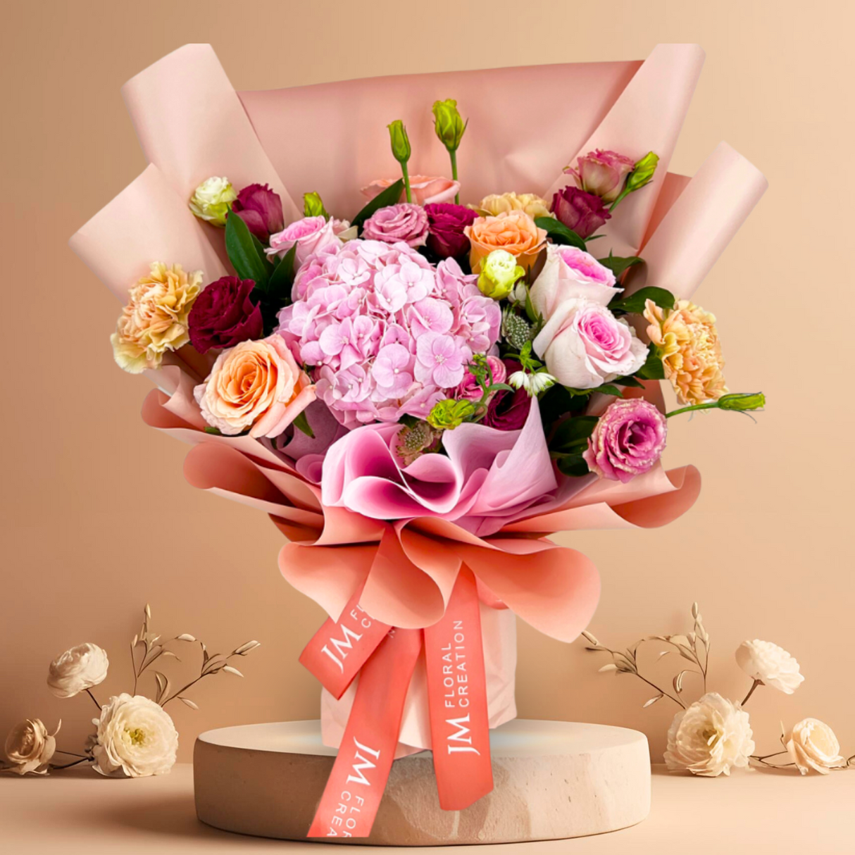 Hadley (Hydrangea, Roses) - Mother's Day Bouquet