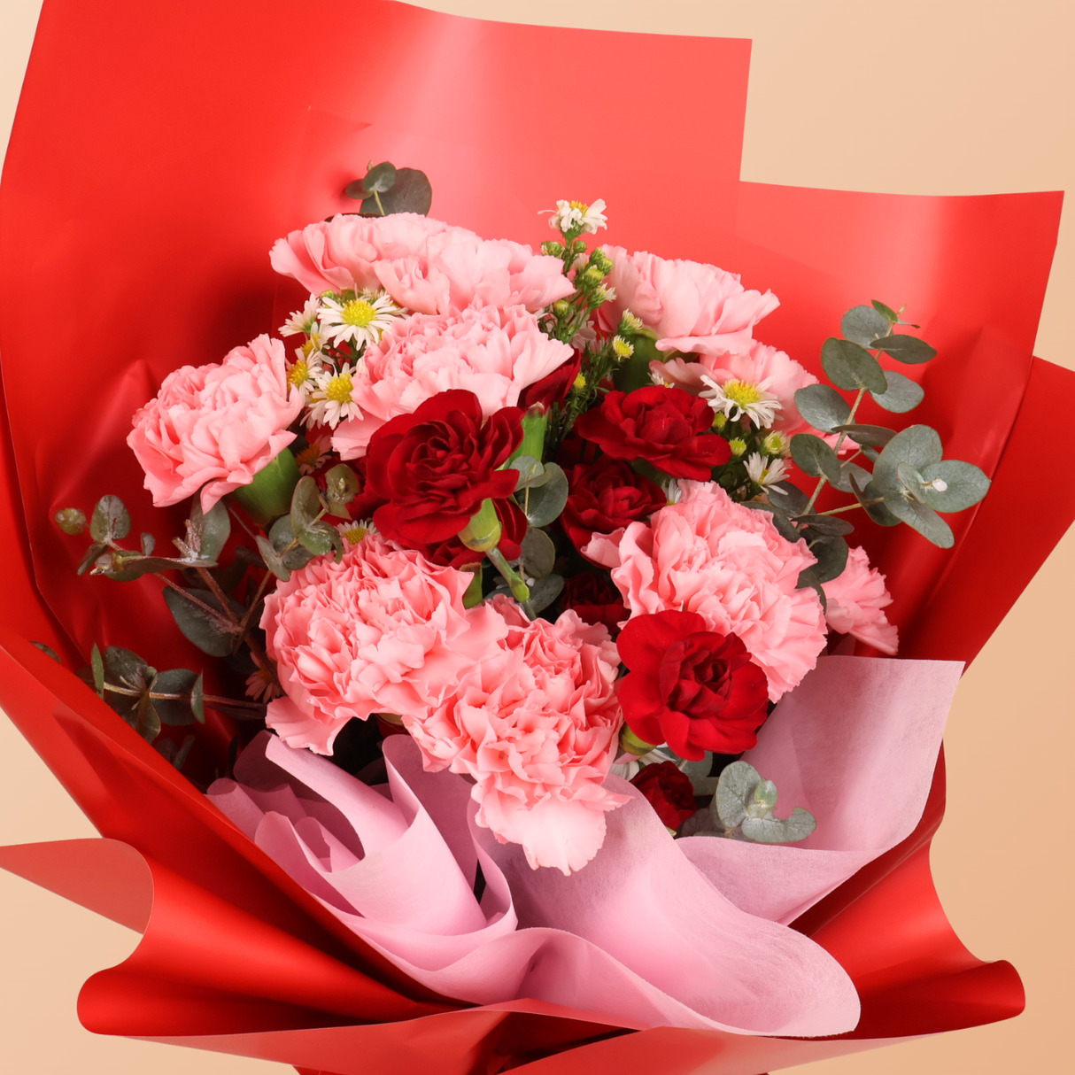 Heart Pop (10 Carnations)